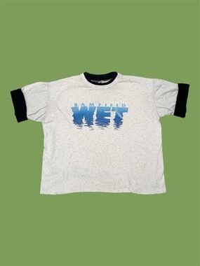 Vintage 90s Future Fashions Bamfield WET Vancouver Island Graphic Tee XL
